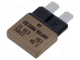 Fuse: thermal | automotive | 7.5A | 12VDC | 20.5mm | E38