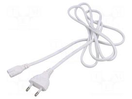 Cable | 2x0.75mm2 | CEE 7/16 (C) plug,IEC C7 female | PVC | 1.8m
