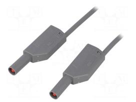Test lead | 16A | banana plug 4mm,both sides | Urated: 1kV | Len: 1m