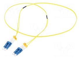 Fiber patch cord | OS2 | LC/UPC,both sides | 1m | 9/125um | LSZH | blue