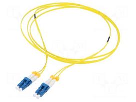 Fiber patch cord | OS2 | LC/UPC,both sides | 2m | 9/125um | LSZH | blue