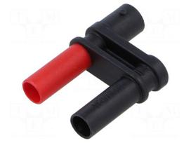 Adapter | 3A | Type: insulated | banana 4mm plug x2,BNC socket | 1kV