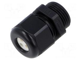 Cable gland | multi-hole | PG11 | IP65 | polyamide | black | Holes no: 3