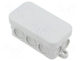 Enclosure: junction box | X: 43mm | Y: 80mm | Z: 36mm | IP55 | light grey