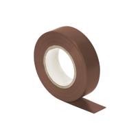 Instaliacinės izoliacinės ir sujungimo medžiagos // Izoliacinės juostos // Zestaw 10 taśm izolacyjnych 19mm, brązowa, uniepalniona, grubość 0,13mm, długość 20m