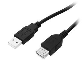 Planšetdatori ir planšetinių kompiuterių priedai // USB Kabeliai // 66-037# Przyłącze usb a - a   1,0m wtyk-gniazdo