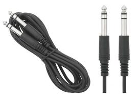 TV, SAT, HDMI, DVI kabeliai ir priedai // HDMI, DVI, AUDIO jungiamieji laidai ir priedai // 0058# Przyłącze wtyk 6,3st-wtyk 6,3st 1m