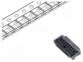 Connector: FFC/FPC | SMT | 50V | 500mA | FH52 | PIN: 6 | Mat: LCP | 1mm
