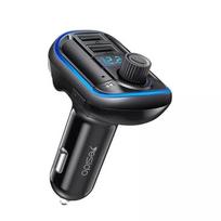 FM moduliatorius yesido  Y44 MP3 Player Bluetooths Cigarette Lighter Auto Charge Universal U Disk 2 Usb Car Charger Black