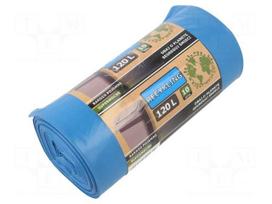 Trash bags | blue | 120l | 10pcs.