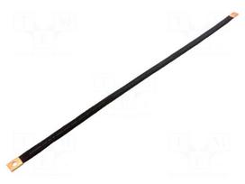 Braids | IST | insulated earthing tape | W: 14mm | 10mm2 | Ø1: 7mm | 75A