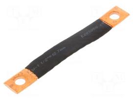 Braids | IST | insulated earthing tape | W: 16mm | 16mm2 | Ø1: 9mm | 120A
