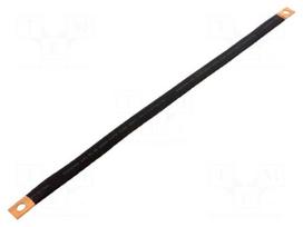 Braids | IST | insulated earthing tape | W: 16mm | 16mm2 | Ø1: 9mm | 120A
