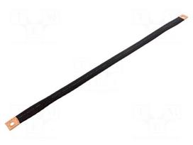 Braids | IST | insulated earthing tape | W: 20mm | 25mm2 | Ø1: 9mm | 135A