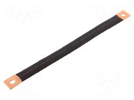 Braids | IST | insulated earthing tape | W: 25mm | 35mm2 | Ø1: 11mm | 195A