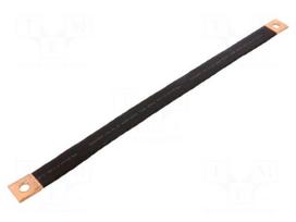 Braids | IST | insulated earthing tape | W: 25mm | 35mm2 | Ø1: 11mm | 195A