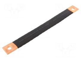 Braids | IST | insulated earthing tape | W: 35mm | 70mm2 | Ø1: 13mm | 290A