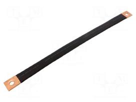 Braids | IST | insulated earthing tape | W: 35mm | 70mm2 | Ø1: 13mm | 290A