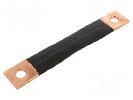 Braids | IST | insulated earthing tape | W: 40mm | 95mm2 | Ø1: 17mm | 330A