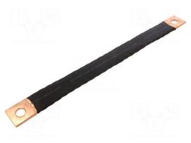 Braids | IST | insulated earthing tape | W: 40mm | 120mm2 | Ø1: 17mm