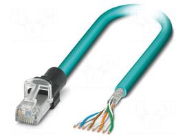 Patch cord | S/FTP | Cat 6a | cables,RJ45 plug | stranded | Cu | 2m | PUR
