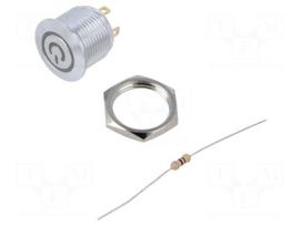 Switch: vandal resistant | Pos: 2 | SPST | AV | 2A/36VDC | IP67 | OFF-(ON)