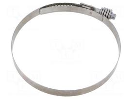 Worm gear clamp | walk-in coolers | W: 16mm | Clamping: 146÷168mm