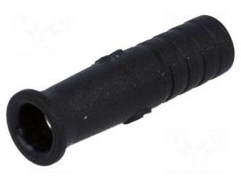 Laboratory connector: 2mm banana | socket | 10A | 30VAC | 60VDC | black
