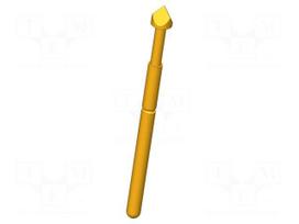 Test needle | Spring compression: 2.4mm | 3mm | 4A | CuBe | gold-plated
