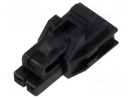 Connector: wire-board | plug | female | PIN: 2 | Nano-Fit | UL94V-0 | 1x2