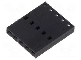 Connector: wire-wire/PCB | plug | female | PIN: 5 | SL | straight | 2.54mm
