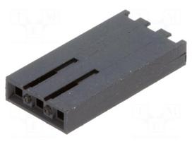 Connector: wire-wire/PCB | plug | female | PIN: 3 | SL | straight | 2.54mm
