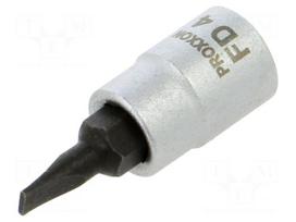 Socket: spanner-bit | SL 4 | 1/4"