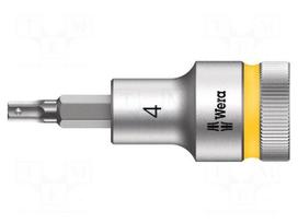 Socket: hex key-bit | Hex Plus | HEX 4mm | 1/2" | Zyklop