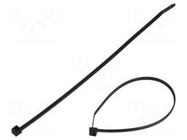 Cable tie | L: 205mm | W: 3.6mm | black | polyamide | UL94V-2