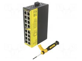 Automation module: switch Ethernet | unmanaged | 5÷30VDC | RJ45 | SW
