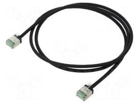 Patch cord | U/FTP | Cat 8.1 | RJ45 plug,both sides | stranded | Cu | 1m