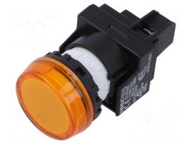 Control lamp | 22mm | YW | Illumin: LED | Ø22.5mm | IP65 | orange | 24VDC