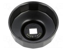 Socket: specialist | 15-angles,socket spanner | 74mm | 1/2"