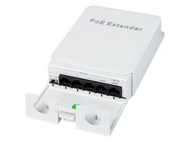 IP kamerų sistemos // POE ir komutatoriai| Wireless network equipment // 77-968# Extender poe 4-portowy 100mbs zewnętrzny