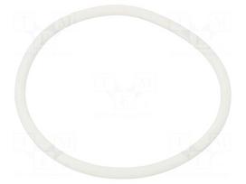 O-ring gasket | silicone | Thk: 3mm | Øint: 57mm | white | -60÷160°C