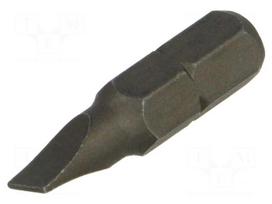 Screwdriver bit | slot | 5x0.8mm | 1/4" | Overall len: 25mm