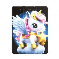 Knygos tipo dėklas iLike  Galaxy Tab A9 Plus 11 Tablet Case Design SM-X210/SM-X215/SM-X216 Unicorn Violet