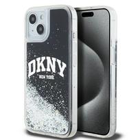 Nugarėlės dėklai DKNY  DKNY Liquid Glitter Big Logo iPhone 14/15/13 Case - Black