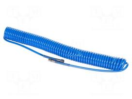 Compressed air hose | coiled | 1/4" | L: 12m | Øint: 6.5mm | Øout: 10mm