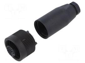 Connector: circular | 250V | 10A | PIN: 7 | plug | female | unshielded