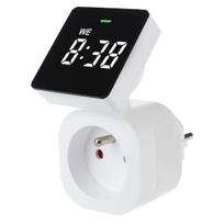 Įrankiai ir matavimo prietaisai // Įrankių, priedų naujienos // Włącznik czasowy - timer cyfrowy GreenBlue,  max. obciążenie 16A, IP20, GB610 E