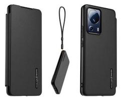 Nugarėlės dėklai Xiaomi - 13 Lite with Necklace Book Case Black