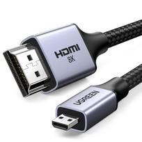 Kabelis Ugreen  Ugreen HD164 15516 micro HDMI / HDMI 2.1 8K cable 1m - gray