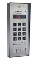 Laskomex CD-2600R audio with stainless steel RFID key reader, in surface-mounted housing.